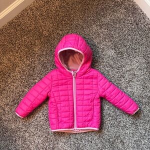 Cat & Jack Toddler Hooded Pink Puffer Coat - EUC, size 18 months